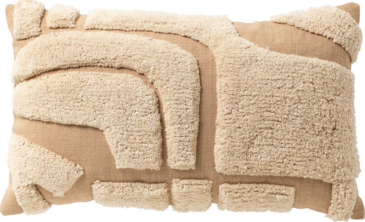 Profijt Meubel Sierkussen Goletta 30x50 cm beige Beige|Wit Sierkussen