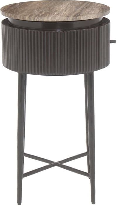 Richmond Interiors Bijzettafel Russo brown Bruin Bijzettafel