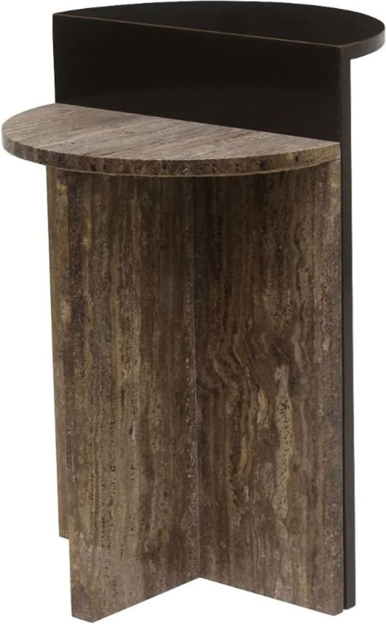 Richmond Interiors Bijzettafel Russo brown Bruin Bijzettafel