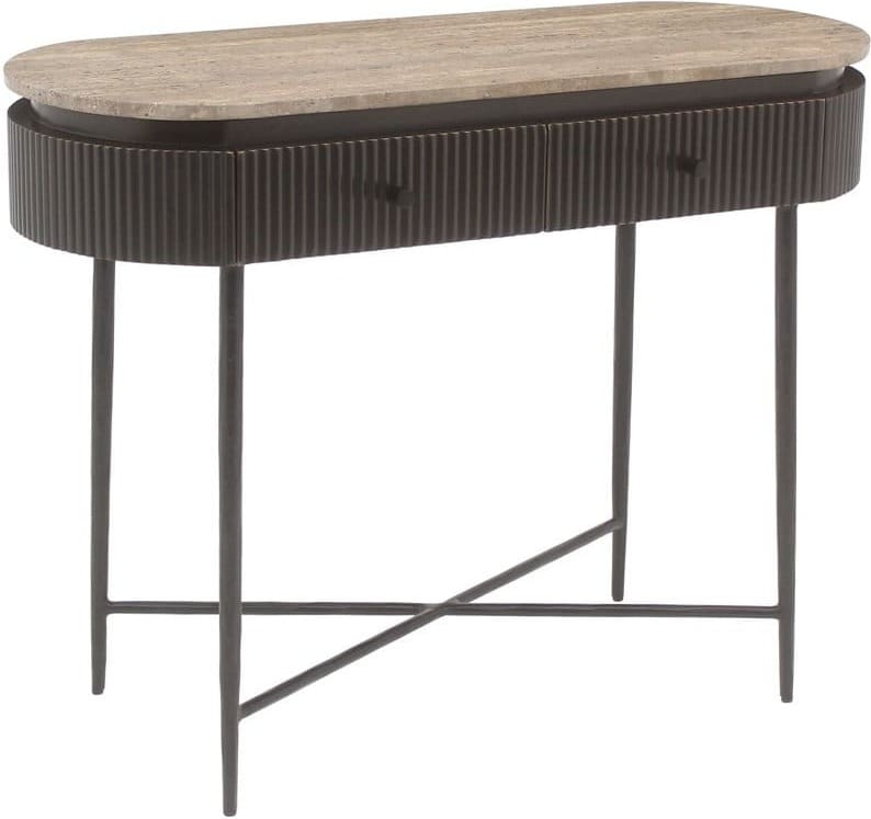 Richmond Interiors Console Russo brown Bruin Wandtafel