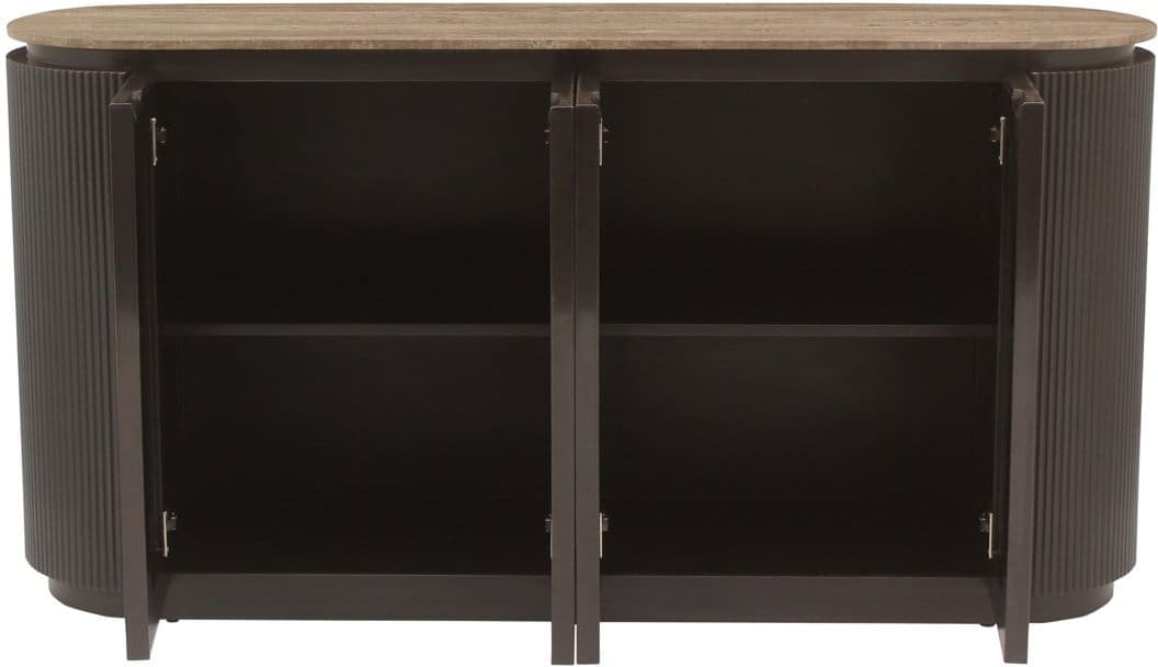 Richmond Interiors Dressoir Russo brown 4-doors Bruin Dressoir