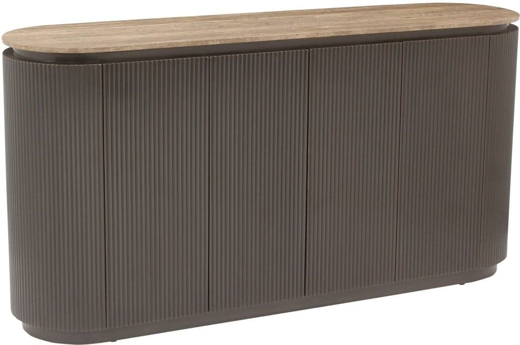 Richmond Interiors Dressoir Russo brown 4-doors Bruin Dressoir