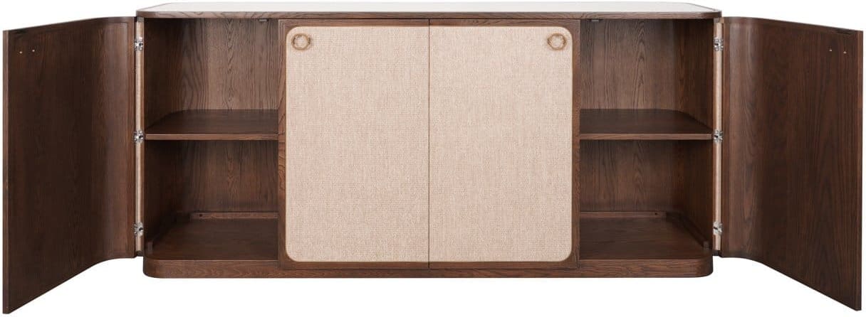 Richmond Interiors Dressoir Willox brown 4-doors Bruin Dressoir