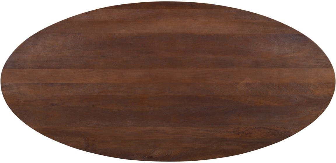 Richmond Interiors Eettafel Stafford brown oval 230 Bruin Eettafel
