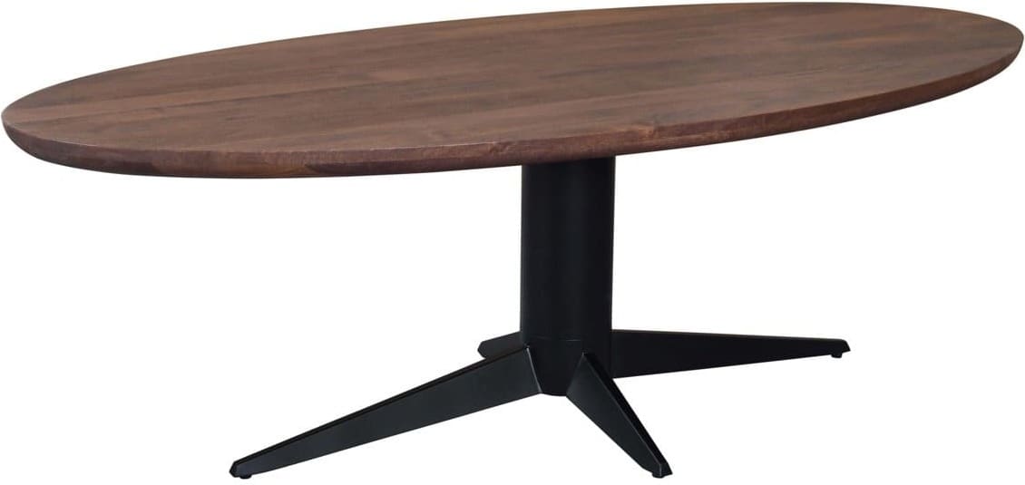 Richmond Interiors Eettafel Stafford brown oval 230 Bruin Eettafel