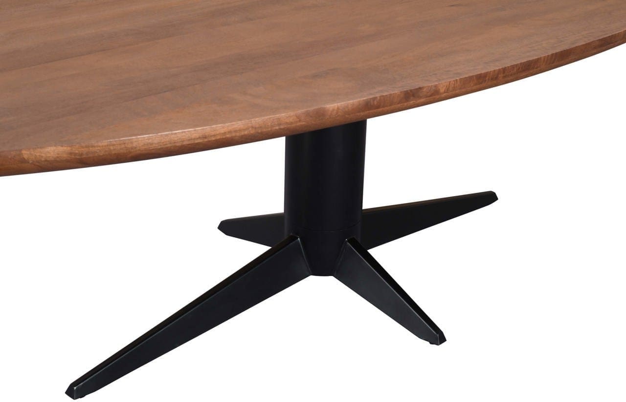 Richmond Interiors Eettafel Stafford brown oval 280 Bruin Eettafel