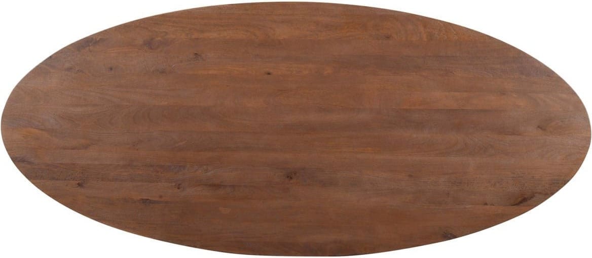 Richmond Interiors Eettafel Stafford brown oval 280 Bruin Eettafel