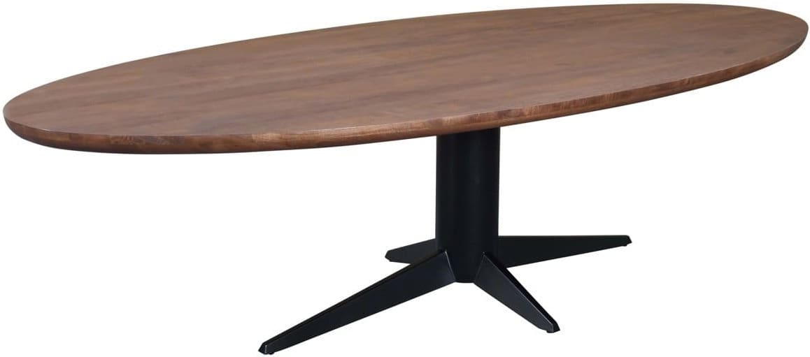 Richmond Interiors Eettafel Stafford brown oval 280 Bruin Eettafel
