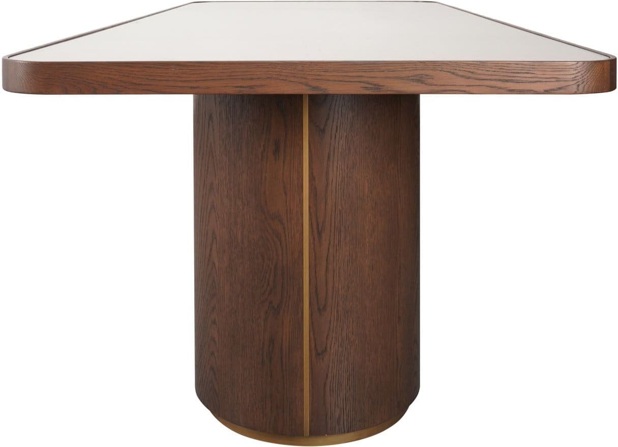 Richmond Interiors Eettafel Willox brown 235 including glass Bruin Eettafel