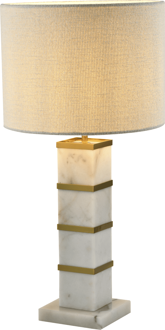 Richmond Interiors Tafellamp Celinae white including lampshade Wit Lamp
