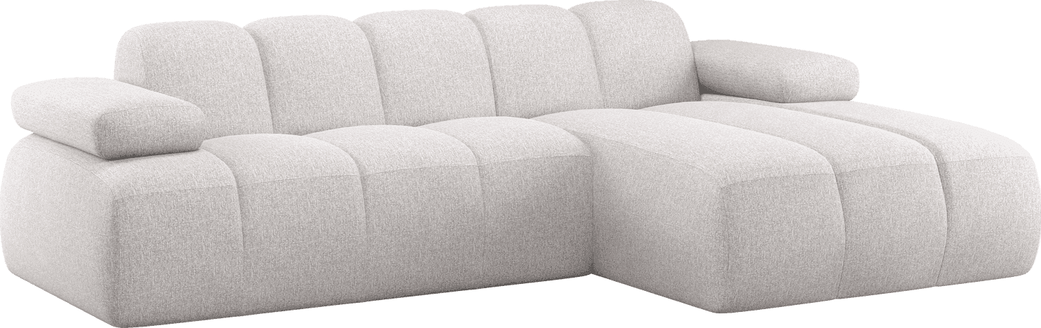 WOOOD Mojo chaise longue rechts boucle ecru melange Ecru