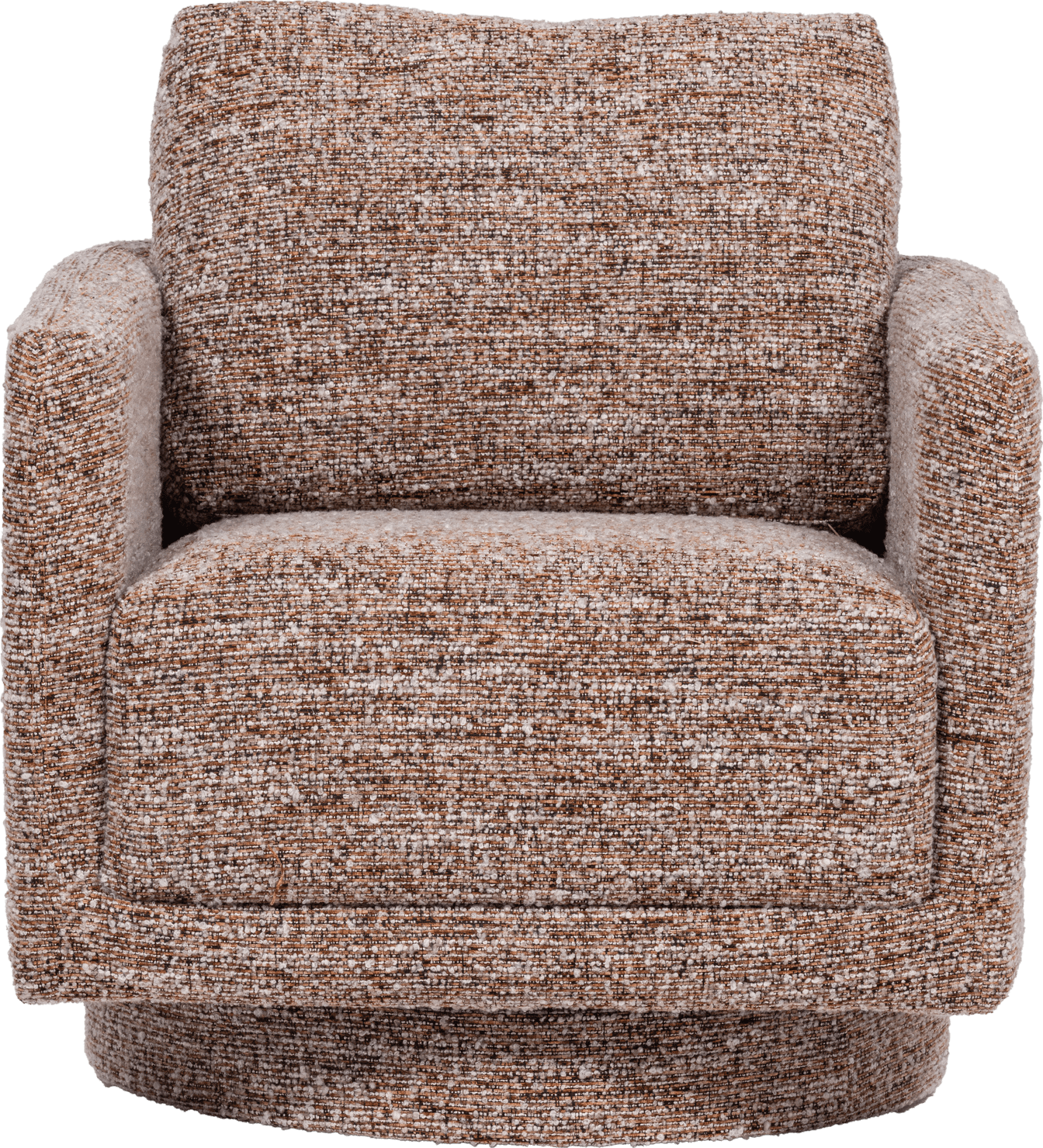WOOOD Oska draaifauteuil bruin melange Bruin melange Draaifauteuil
