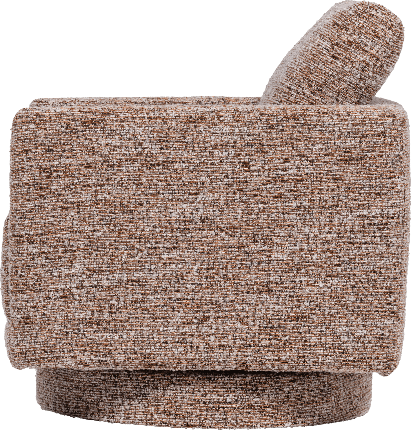WOOOD Oska draaifauteuil bruin melange Bruin melange Draaifauteuil