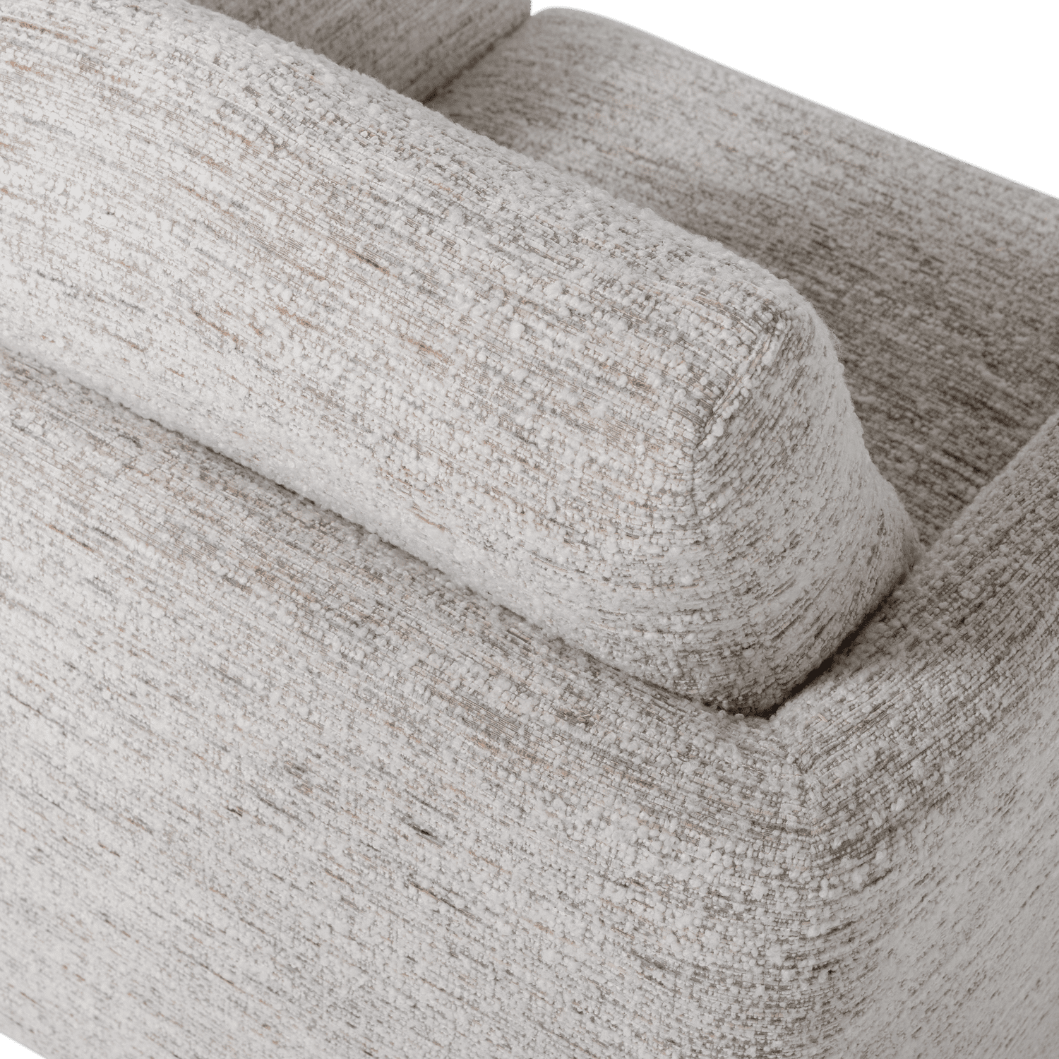 WOOOD Oska draaifauteuil naturel melange Naturel melange Draaifauteuil