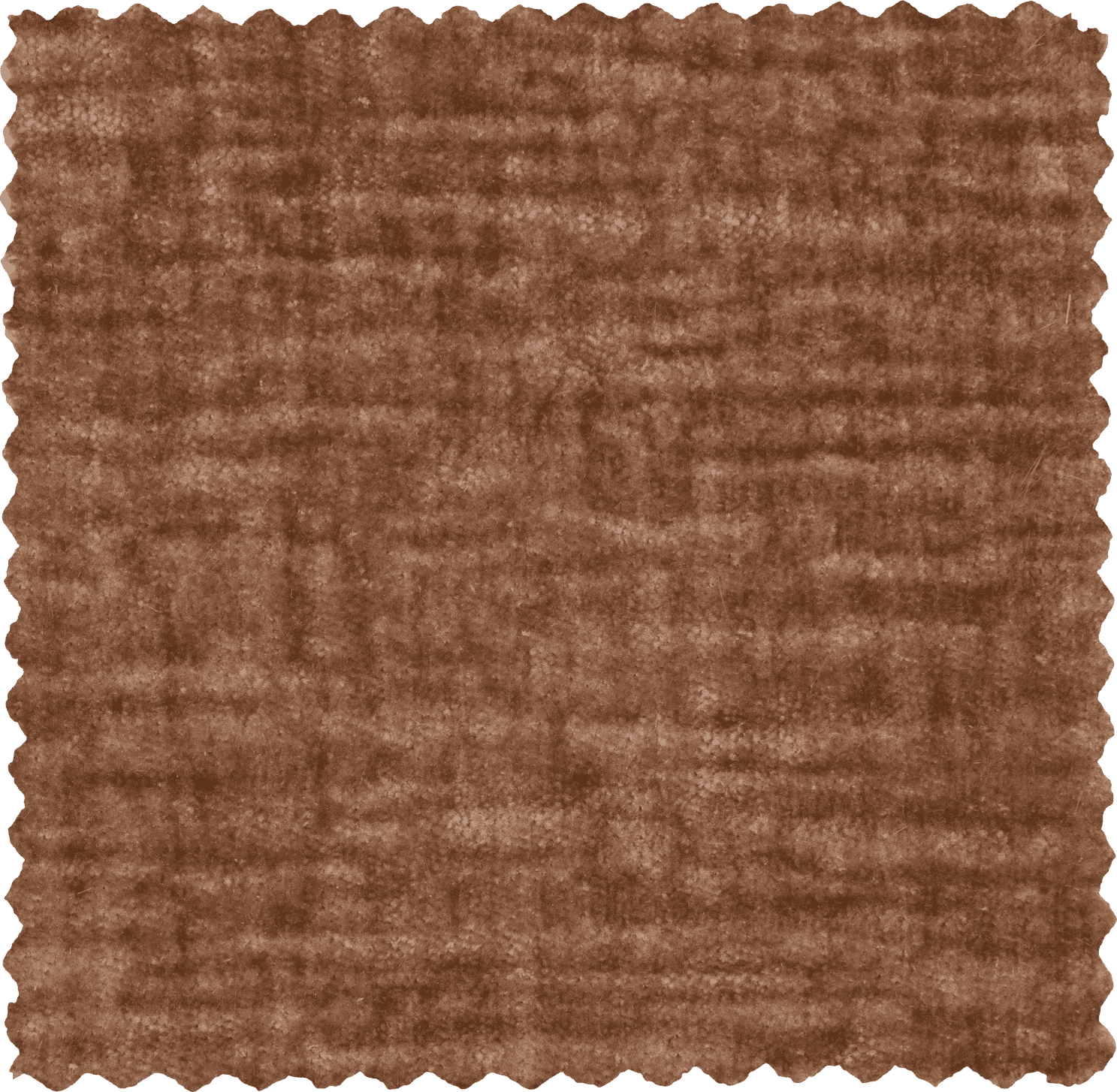 WOOOD Statement hoekbank links chenille velvet terra Cognac|Oranje|Bruin Hoekbank