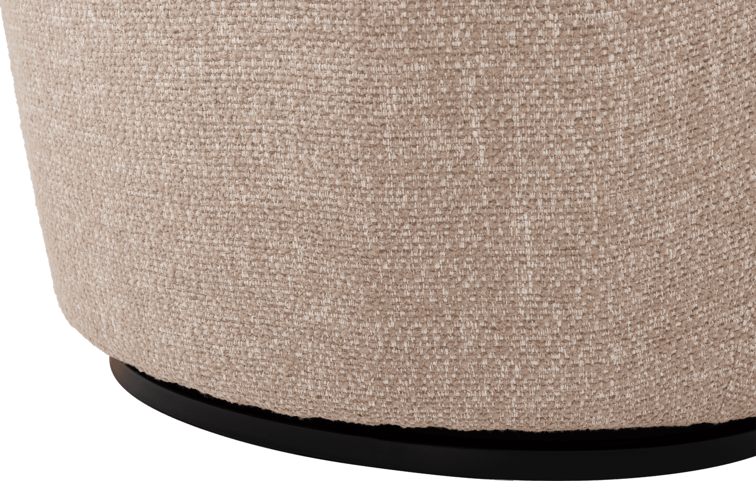 WOOOD Serra draaifauteuil naturel melange Naturel melange Draaifauteuil