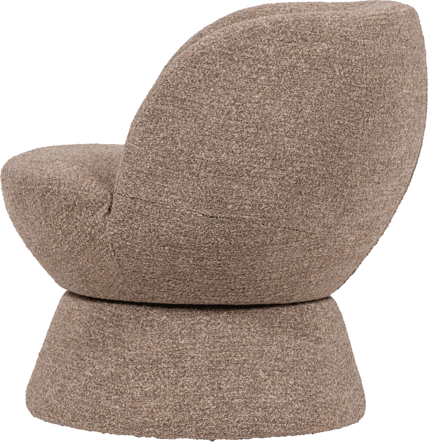 WOOOD Shuffle draaifauteuil bruin melange Bruin melange Draaifauteuil