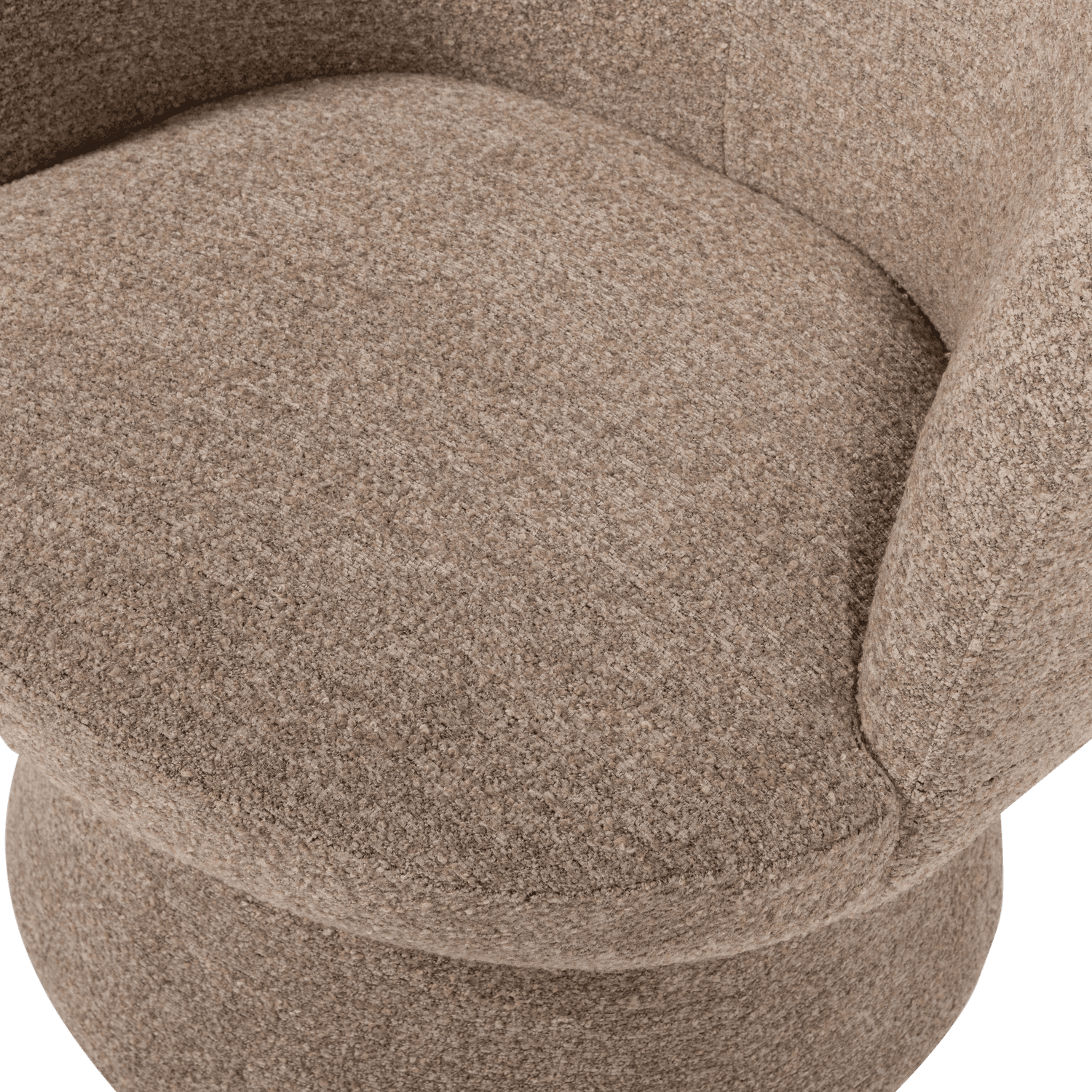 WOOOD Shuffle draaifauteuil bruin melange Bruin melange Draaifauteuil