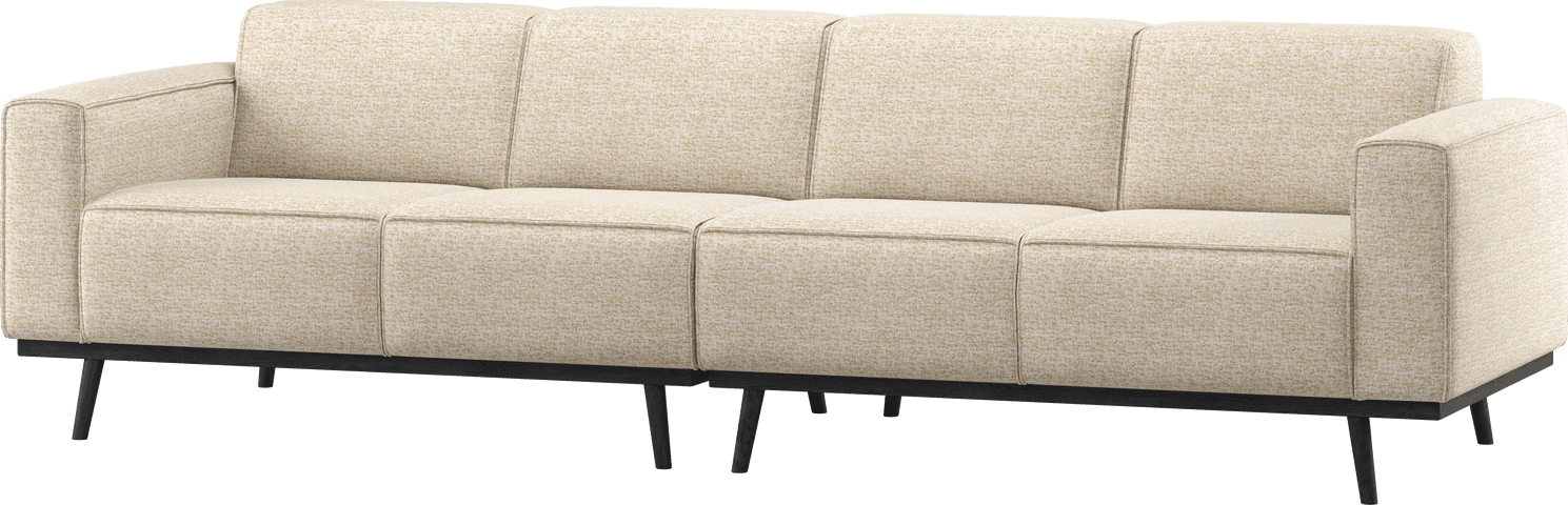 WOOOD Statement 4-zitsbank 280cm beige melange Beige 4-zitsbank