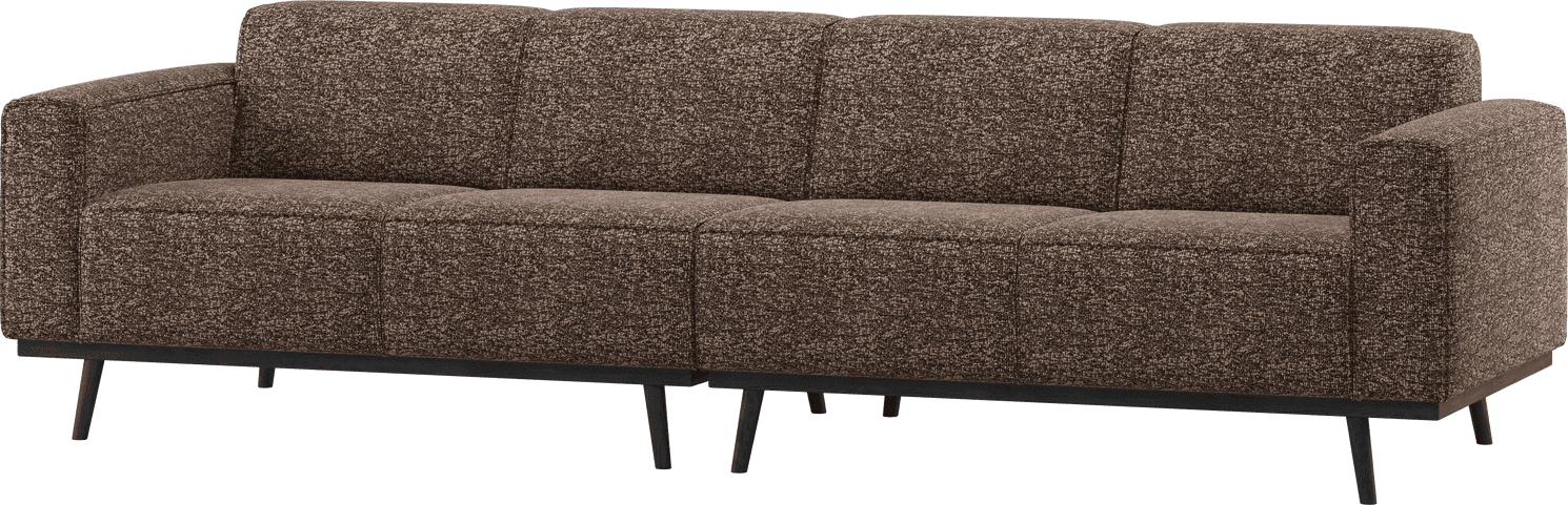 WOOOD Statement 4-zitsbank 280cm bruin melange Bruin melange 4-zitsbank