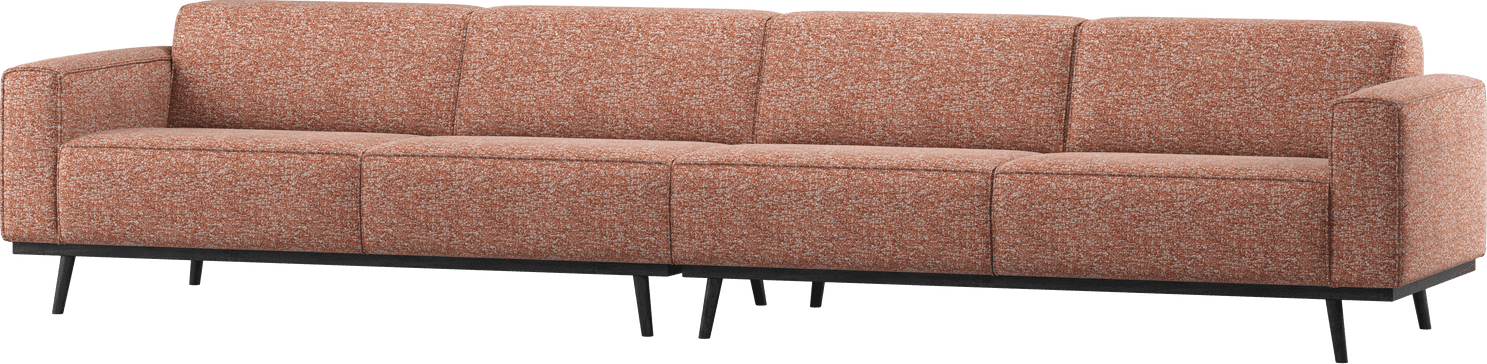 WOOOD Statement xl 4-zitsbank 372cm terra melange  4-zitsbank