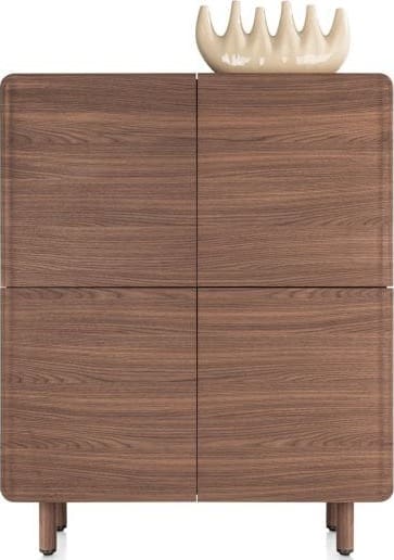 Xooon Brianza bergkast 110 cm - 4-deuren Bruin Kast