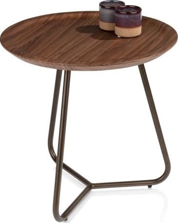 Xooon Brianza bijzettafel 50 x 50 cm Bruin Bijzettafel