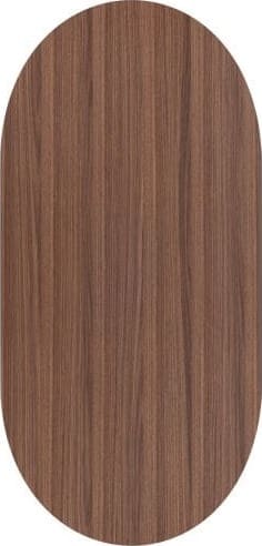 Xooon Brianza eetkamertafel 210 x 100 cm - walnoot fineer - steel brown Eettafel