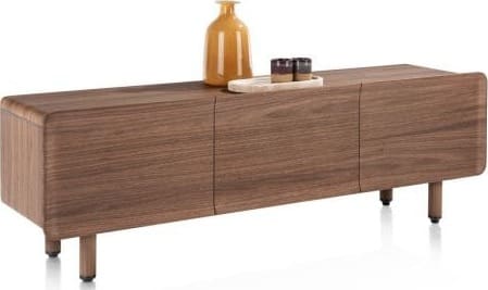 Xooon Brianza lowboard 170 cm - 3-deuren Bruin Tv-meubel|Tv-dressoir