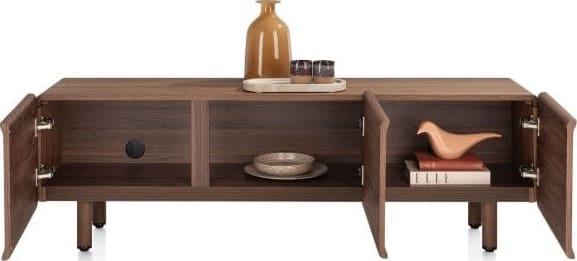 Xooon Brianza lowboard 170 cm - 3-deuren Bruin Tv-meubel|Tv-dressoir