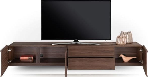Xooon Brianza lowboard 235 cm - 3-deuren + 2-laden Bruin Tv-meubel|Tv-dressoir