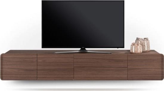 Xooon Brianza lowboard 235 cm - 3-deuren + 2-laden Bruin Tv-meubel|Tv-dressoir