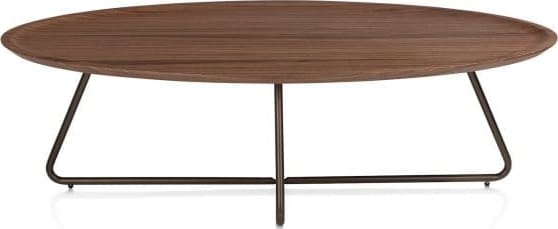 Xooon Brianza salontafel 130 x 65 cm Bruin Bijzettafel