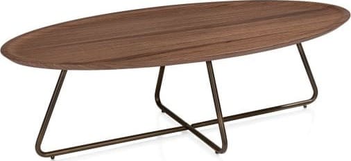 Xooon Brianza salontafel 130 x 65 cm Bruin Bijzettafel