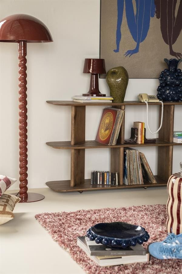 Alvo - Burgundy By-Boo Lamp 250064