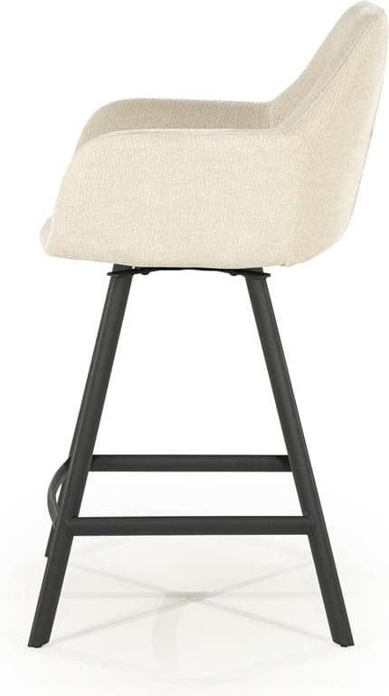 Barstoel Bliss Eetkamerstoel Armstoel - Beige By-Boo Barstoel 250180