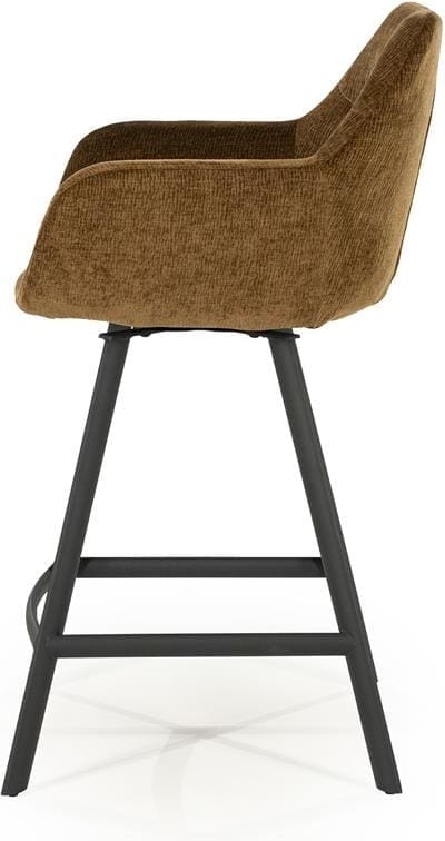 Barstoel Bliss Eetkamerstoel Armstoel - Mustard By-Boo Barstoel 250182