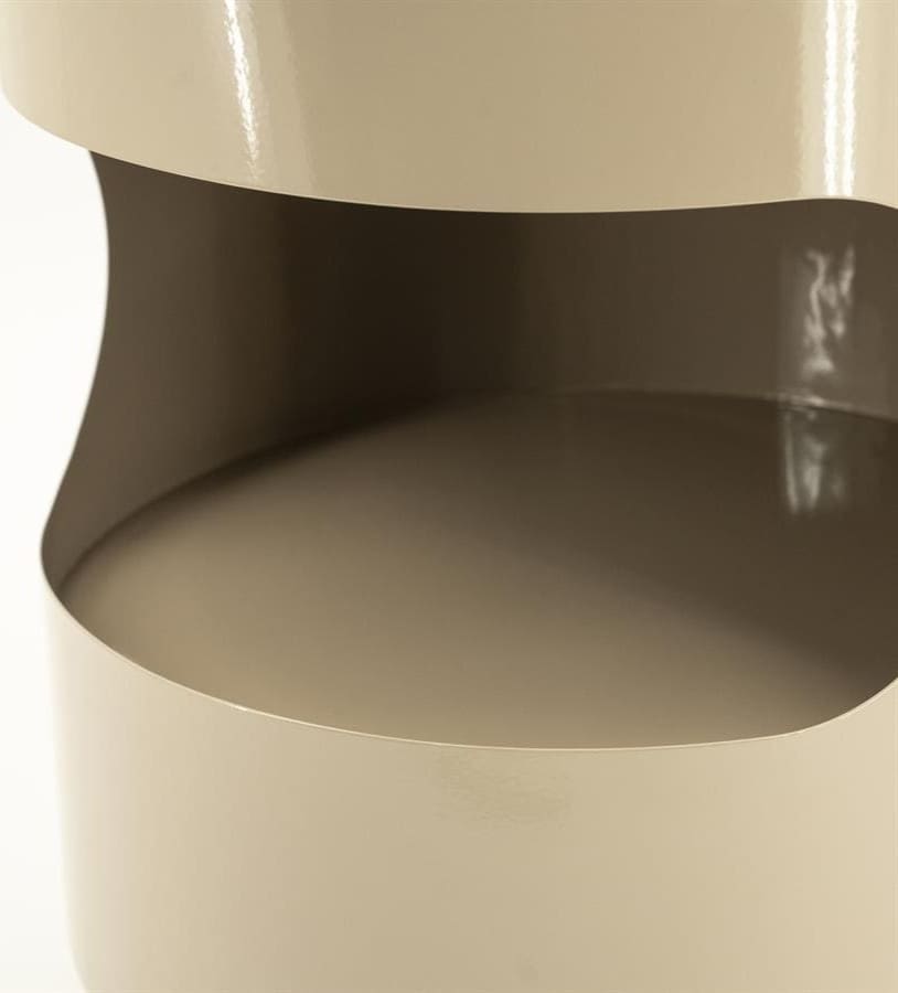 Bijzettafel Tondo - Taupe By-Boo Bijzettafel 250338