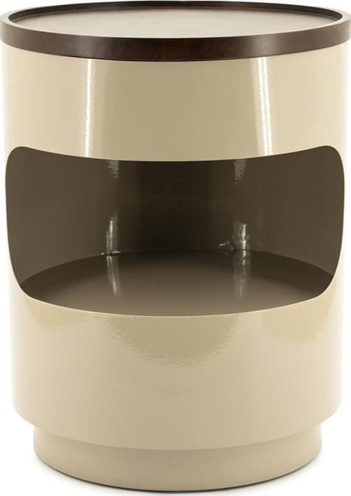 Bijzettafel Tondo - Taupe By-Boo Bijzettafel 250338