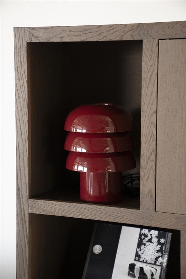 Curo - Burgundy By-Boo Lamp 250143