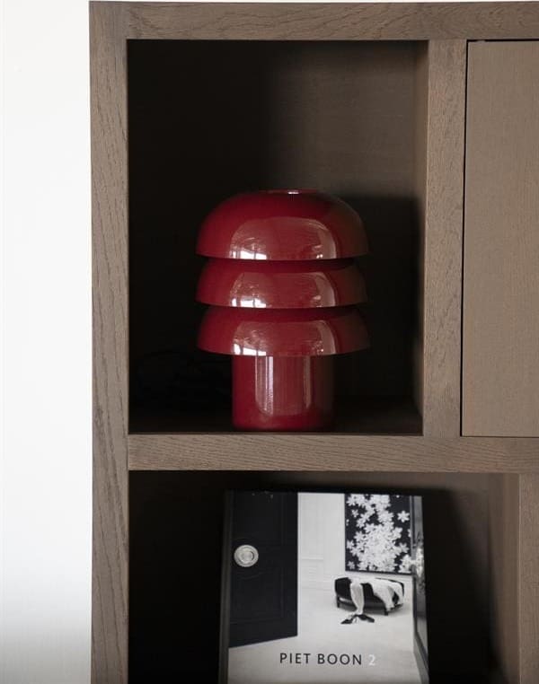 Curo - Burgundy By-Boo Lamp 250143