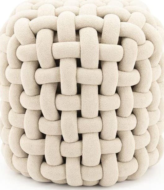 Poofie - Beige By-Boo Poef 250243