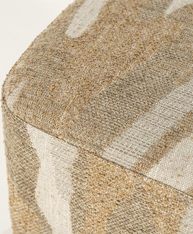 Pouf Rytm Small - Taupe By-Boo Poef 250221