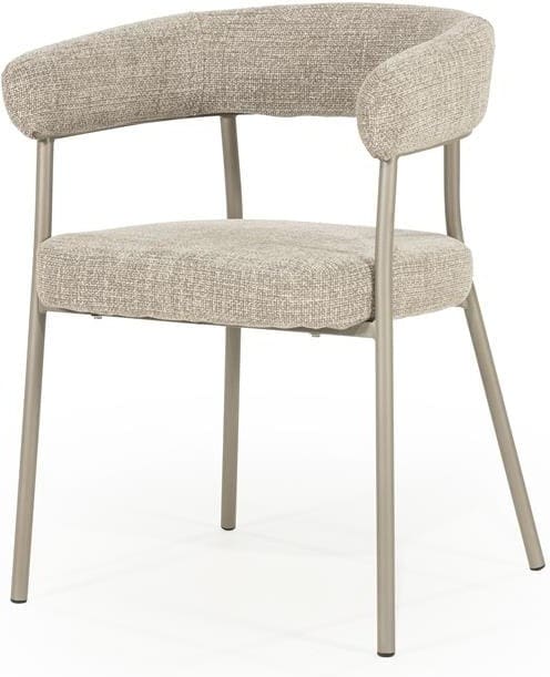 Yovi - Taupe By-Boo Eetkamerstoel 250028