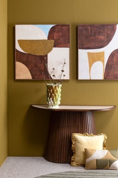 COCO maison Annemijn schilderij 80x80cm Multi Schilderij