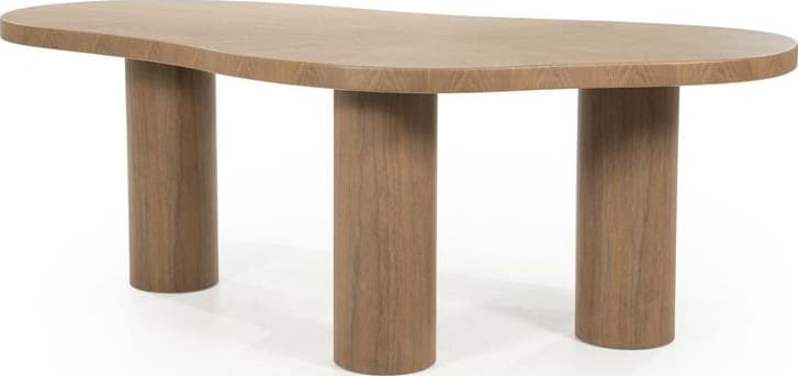 Eettafel Bobbie - Lichtbruin Eleonora Eettafel 96320