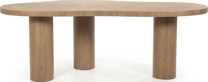 Eettafel Bobbie - Lichtbruin Eleonora Eettafel 96320