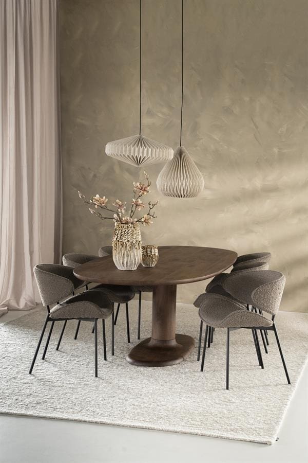 Eettafel Coco 180x110 cm - Naturel Eleonora Eettafel 96554