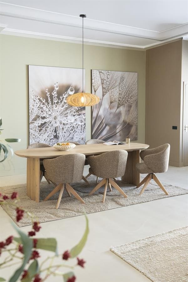 Eettafel Dex 250x100 cm - Naturel Eleonora Eettafel 96392