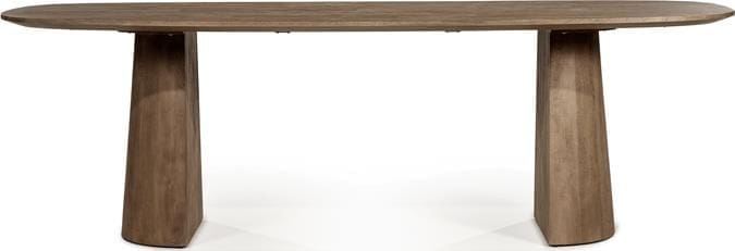 Eettafel Lune 240x105 cm - Lichtbruin Eleonora Eettafel 96563